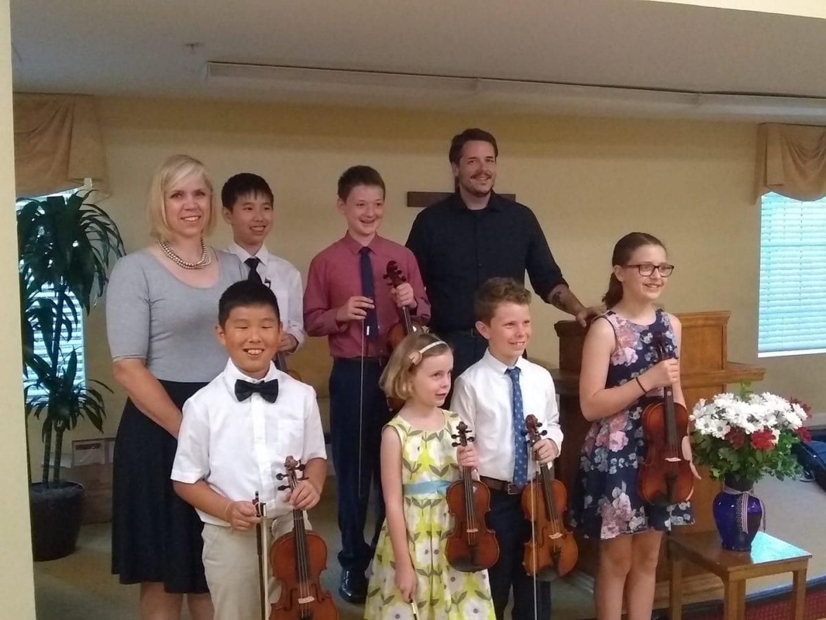 Violin Recitals in Raleigh NC Violin Lessons Bryan Rawls